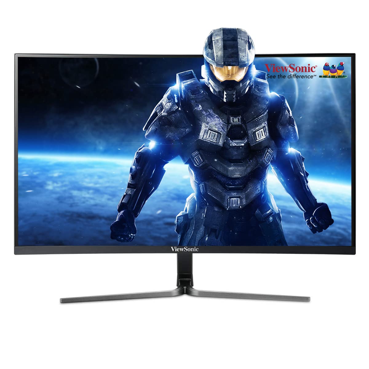 Viewsonic Vx2458-C-Mhd 24 Inch Full Hd Led Curved LCD Gaming Monitor